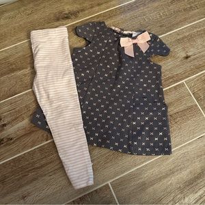 Matching dress top and pants